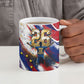 Cape Verde Football 2026 Ceramic Mug Won Our Hearts Blue Sharks Soccer Player