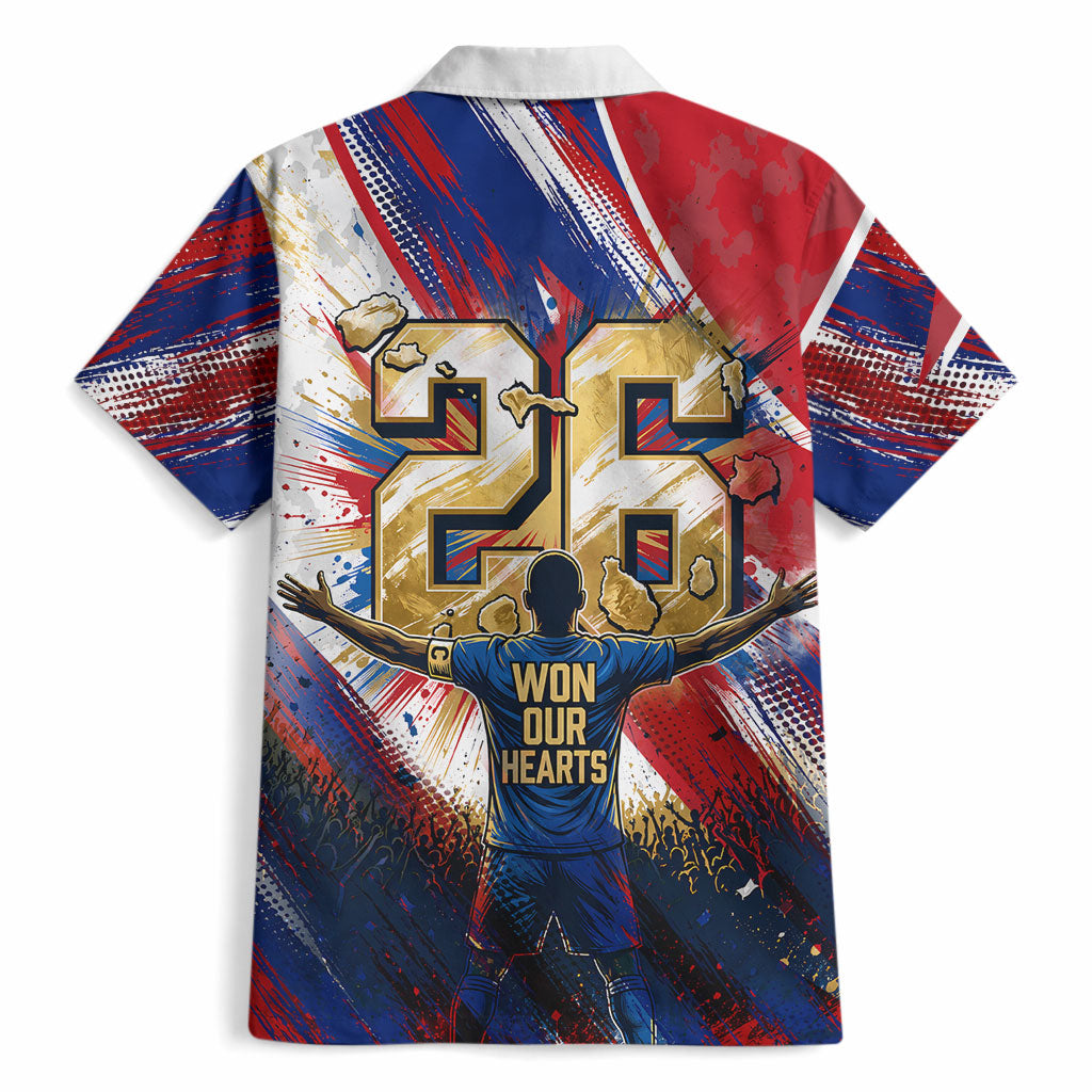 Cape Verde Football 2026 Hawaiian Shirt Won Our Hearts Blue Sharks Soccer Player