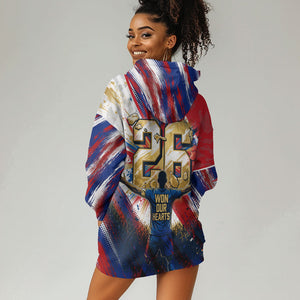 Cape Verde Football 2026 Hoodie Dress Won Our Hearts Blue Sharks Soccer Player