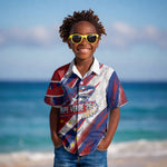 Cape Verde Football 2026 Kid Hawaiian Shirt Won Our Hearts Blue Sharks Soccer Player