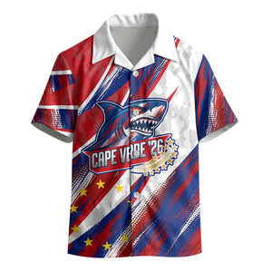 Cape Verde Football 2026 Kid Hawaiian Shirt Won Our Hearts Blue Sharks Soccer Player