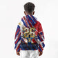 Cape Verde Football 2026 Kid Hoodie Won Our Hearts Blue Sharks Soccer Player