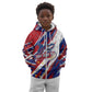 Cape Verde Football 2026 Kid Hoodie Won Our Hearts Blue Sharks Soccer Player