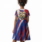 Cape Verde Football 2026 Kid Short Sleeve Dress Won Our Hearts Blue Sharks Soccer Player