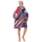 Cape Verde Football 2026 Kid Wearable Blanket Hoodie Won Our Hearts Blue Sharks Soccer Player
