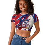Cape Verde Football 2026 Raglan Cropped T shirt Won Our Hearts Blue Sharks Soccer Player