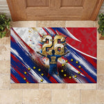 Cape Verde Football 2026 Rubber Doormat Won Our Hearts Blue Sharks Soccer Player