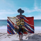 Cape Verde Football 2026 Sarong Won Our Hearts Blue Sharks Soccer Player