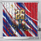 Cape Verde Football 2026 Shower Curtain Won Our Hearts Blue Sharks Soccer Player