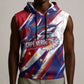 Cape Verde Football 2026 Sleeveless Hoodie Won Our Hearts Blue Sharks Soccer Player