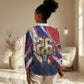 Cape Verde Football 2026 Women Casual Shirt Won Our Hearts Blue Sharks Soccer Player