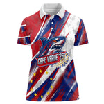 Cape Verde Football 2026 Women Polo Shirt Won Our Hearts Blue Sharks Soccer Player
