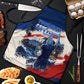 Personalized Cape Verde Blue Sharks Apron Giant Spirit African Football 2026 Mascot