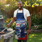 Personalized Cape Verde Blue Sharks Apron Giant Spirit African Football 2026 Mascot