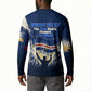 Personalized Cape Verde Blue Sharks Button Sweatshirt Giant Spirit African Football 2026 Mascot