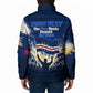 Personalized Cape Verde Blue Sharks Padded Jacket Giant Spirit African Football 2026 Mascot