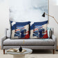 Personalized Cape Verde Blue Sharks Pillow Cover Giant Spirit African Football 2026 Mascot