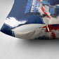 Personalized Cape Verde Blue Sharks Pillow Cover Giant Spirit African Football 2026 Mascot