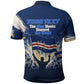 Personalized Cape Verde Blue Sharks Polo Shirt Giant Spirit African Football 2026 Mascot