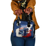 Personalized Cape Verde Blue Sharks Shoulder Handbag Giant Spirit African Football 2026 Mascot