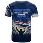 Personalized Cape Verde Blue Sharks T shirt Giant Spirit African Football 2026 Mascot