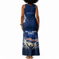 Personalized Cape Verde Blue Sharks Tank Maxi Dress Giant Spirit African Football 2026 Mascot