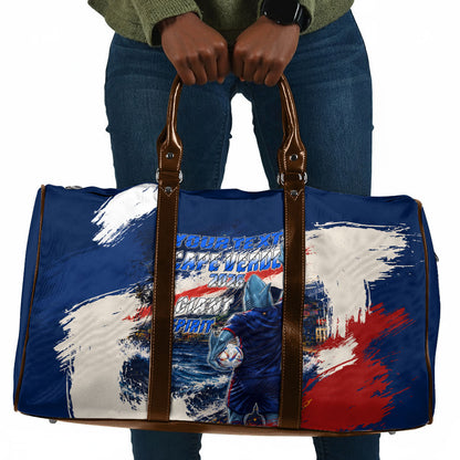Personalized Cape Verde Blue Sharks Travel Bag Giant Spirit African Football 2026 Mascot