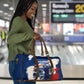 Personalized Cape Verde Blue Sharks Travel Bag Giant Spirit African Football 2026 Mascot