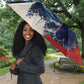 Personalized Cape Verde Blue Sharks Umbrella Giant Spirit African Football 2026 Mascot