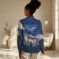 Personalized Cape Verde Blue Sharks Women Casual Shirt Giant Spirit African Football 2026 Mascot