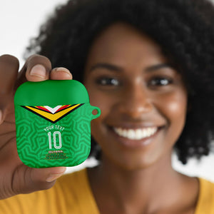 Personalized Guyana Cricket Amazon Warriors AirPods Case Tribal Warrior Mascot Fan