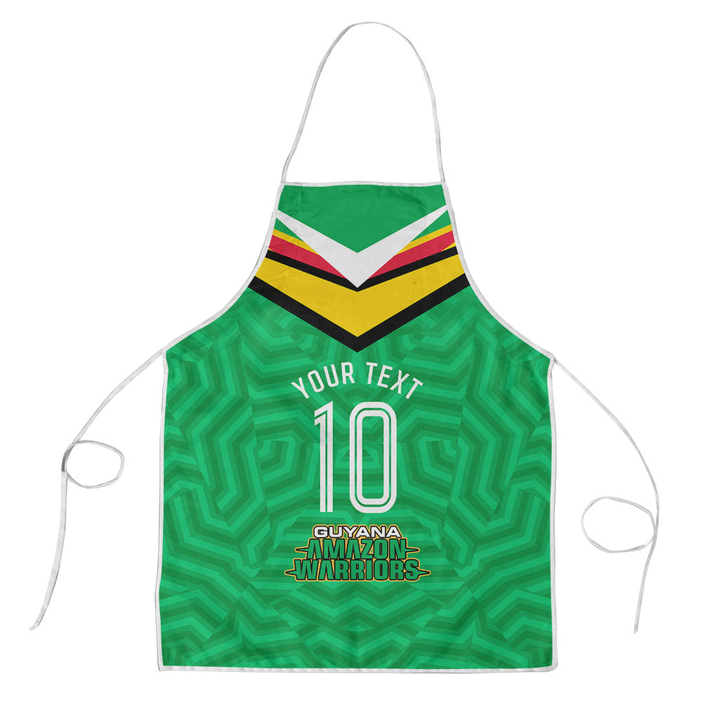 Personalized Guyana Cricket Amazon Warriors Apron Tribal Warrior Mascot Fan