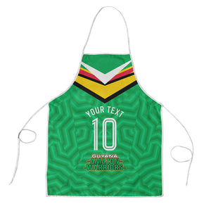 Personalized Guyana Cricket Amazon Warriors Apron Tribal Warrior Mascot Fan