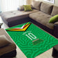 Personalized Guyana Cricket Amazon Warriors Area Rug Tribal Warrior Mascot Fan