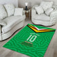 Personalized Guyana Cricket Amazon Warriors Area Rug Tribal Warrior Mascot Fan