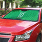 Personalized Guyana Cricket Amazon Warriors Auto Sun Shade Tribal Warrior Mascot Fan