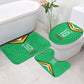 Personalized Guyana Cricket Amazon Warriors Bathroom Set Tribal Warrior Mascot Fan