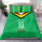 Personalized Guyana Cricket Amazon Warriors Bedding Set Tribal Warrior Mascot Fan