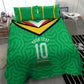 Personalized Guyana Cricket Amazon Warriors Bedding Set Tribal Warrior Mascot Fan