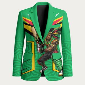 Personalized Guyana Cricket Amazon Warriors Blazer Tribal Warrior Mascot Fan