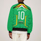 Personalized Guyana Cricket Amazon Warriors Bomber Jacket Tribal Warrior Mascot Fan