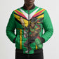 Personalized Guyana Cricket Amazon Warriors Bomber Puffer Jacket Tribal Warrior Mascot Fan