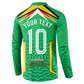 Personalized Guyana Cricket Amazon Warriors Button Sweatshirt Tribal Warrior Mascot Fan