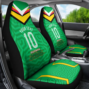 Personalized Guyana Cricket Amazon Warriors Car Seat Cover Tribal Warrior Mascot Fan