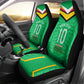 Personalized Guyana Cricket Amazon Warriors Car Seat Cover Tribal Warrior Mascot Fan