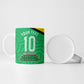 Personalized Guyana Cricket Amazon Warriors Ceramic Mug Tribal Warrior Mascot Fan