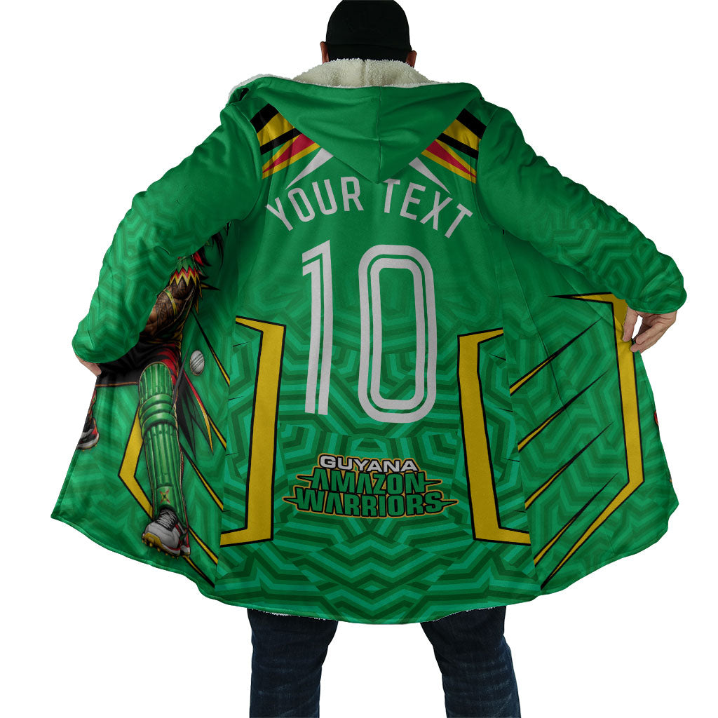 Personalized Guyana Cricket Amazon Warriors Cloak Tribal Warrior Mascot Fan