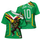 Personalized Guyana Cricket Amazon Warriors Cross Shoulder Shirt Tribal Warrior Mascot Fan