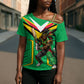 Personalized Guyana Cricket Amazon Warriors Cross Shoulder Shirt Tribal Warrior Mascot Fan