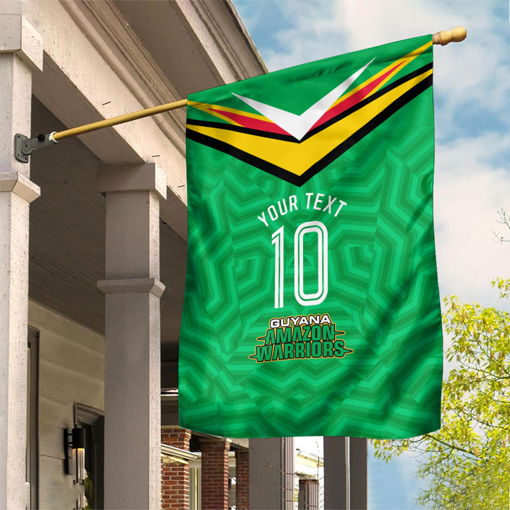 Personalized Guyana Cricket Amazon Warriors Garden Flag Tribal Warrior Mascot Fan